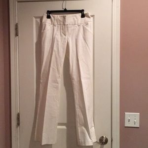 Inc white boot cut pants